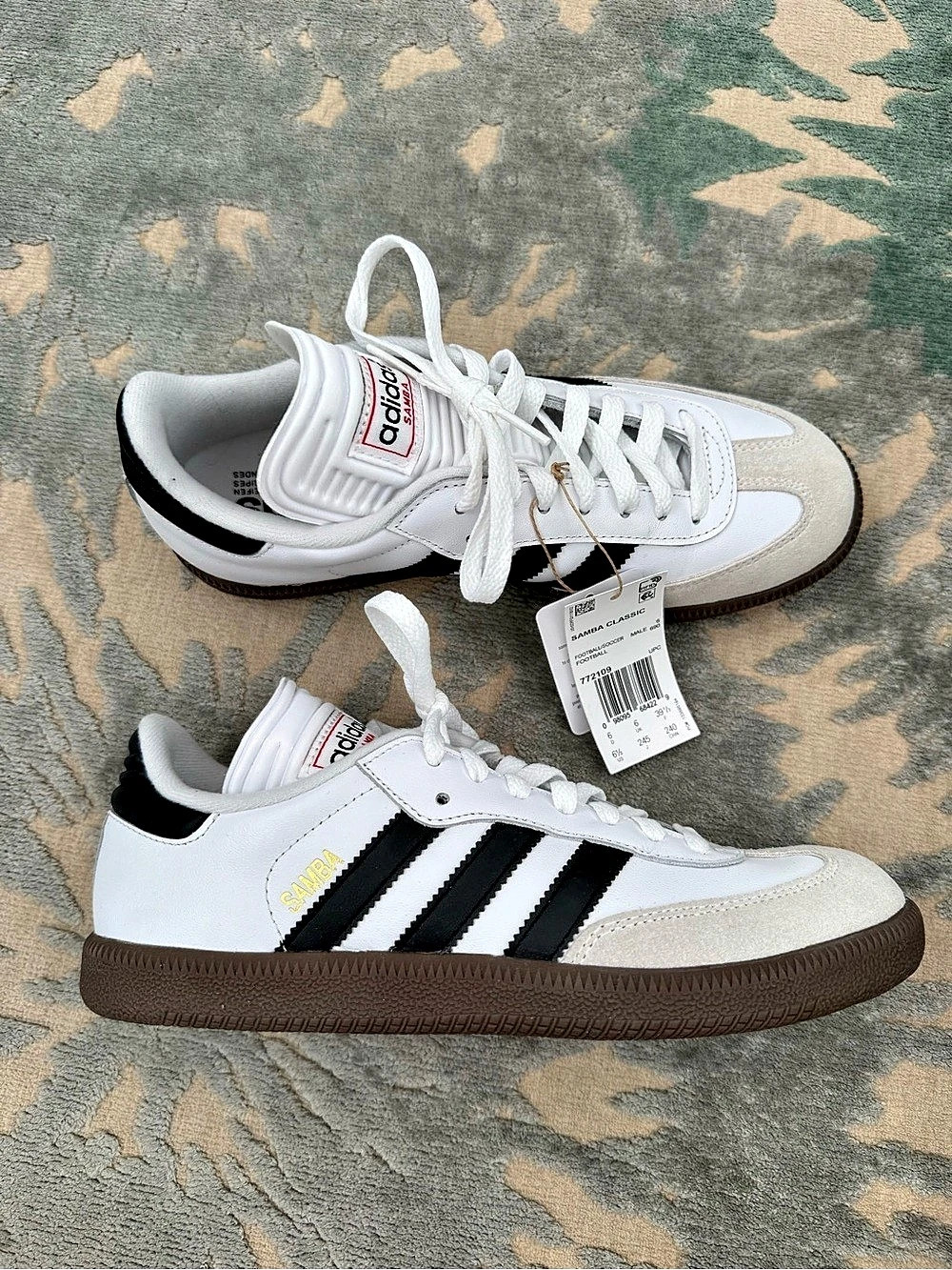adidas Samba Classic Sneakers White & Black US 6
